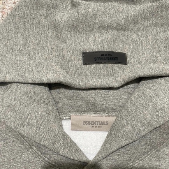 Fear of God Essentials Heather Gray Hoodie - Picture 7 of 9